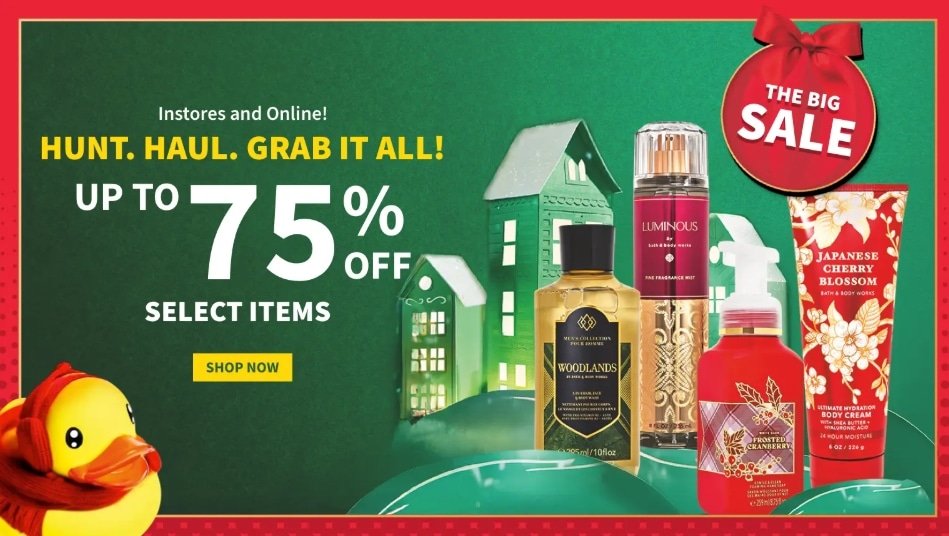 Bath & Body Works Big Sale